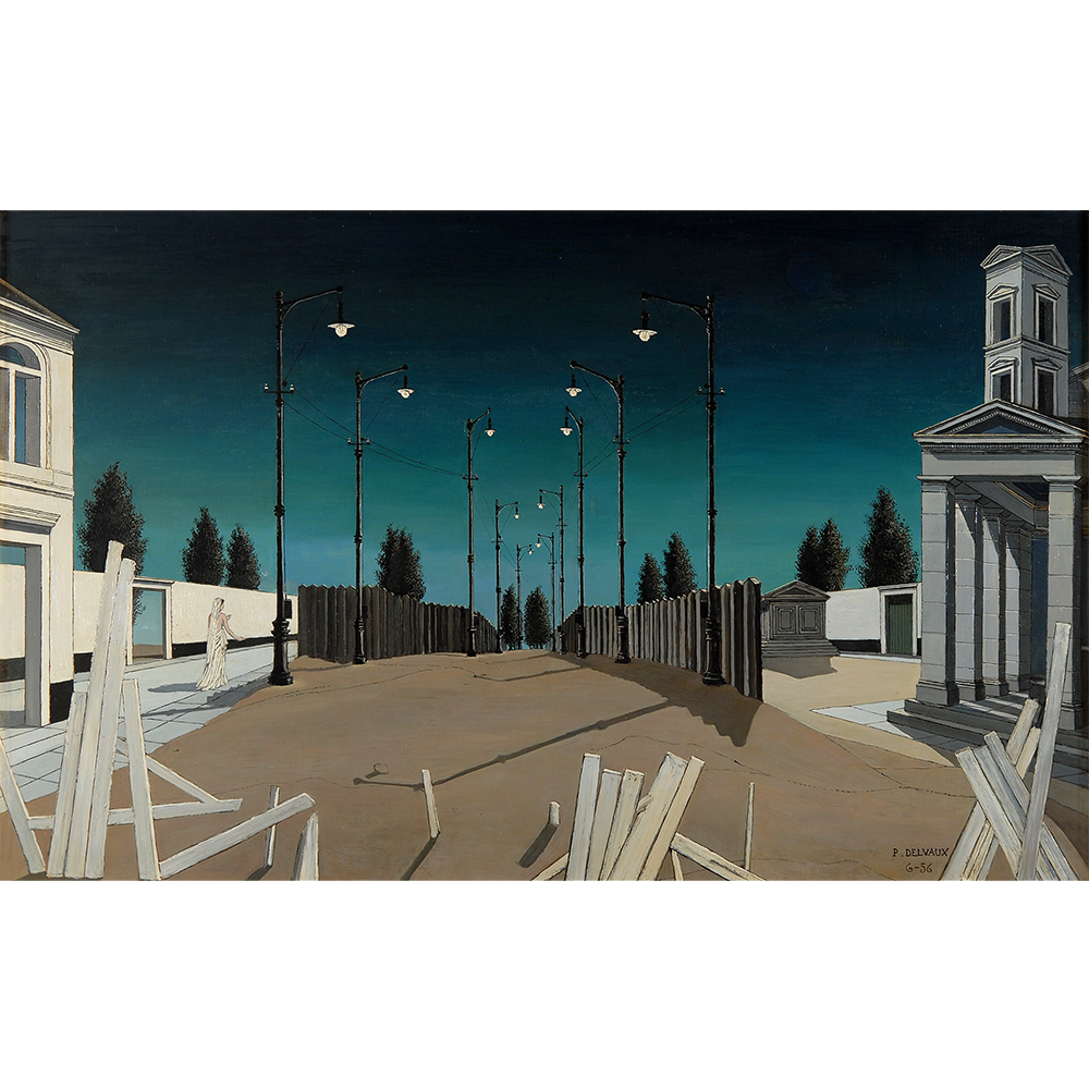 Paul Delvaux, La ville lunaire