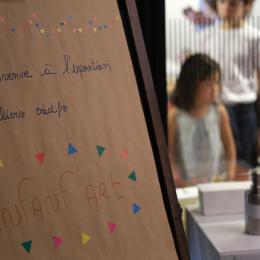 Exposition 2021 des ateliers créatifs pour enfants Enfanf'art : Bienvenue