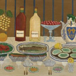 Louis VIVIN (Hadol, 1861 – Paris, 1936), Nature morte, vers 1930 (?). Peinture à l’huile sur toile. 54 x 64,5 cm. N° inv. BO32. Donation Boyadjian