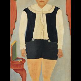 Anonyme, Sans titre, 20e s. Peinture à l’huile sur toile. 119 x 80,5 cm. N° inv. BO40. Donation Boyadjian.
