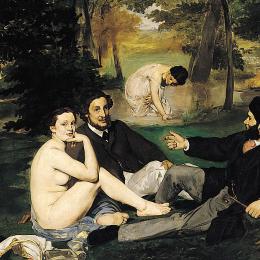 Edouard Manet, Le Déjeuner sur l'herbe, 1863, huile sur toile, Musée d'Orsay.
